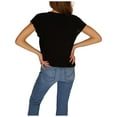 thumbnail image 2 of Sanctuary Clothing Womens Bohemian Button Down Blouse, Black, X-Small, 2 of 2