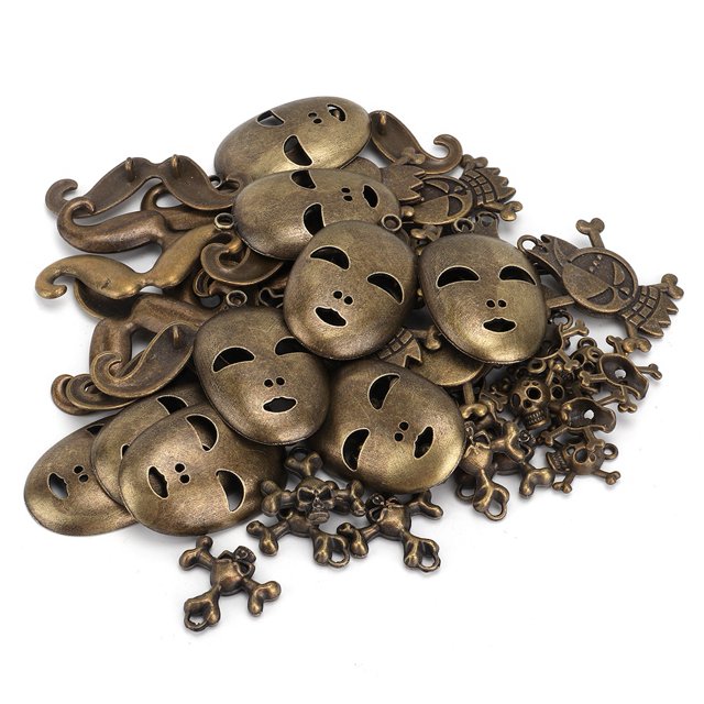 50 Uds. Colgante de estilo Vintage, pulsera, collar, accesorios de joyería DIY, accesorios para hacer pendientes