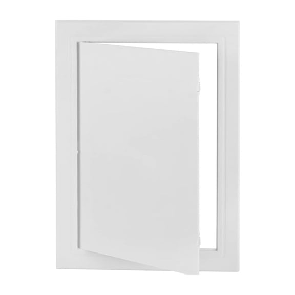 1 PC Plastic Access Panel for Drywall,Plumbing Access Door,White Opening Flap Cover Plate-Plumbing,Electricity,Alarm Wall Access Panel for Drywall-Box Door Lock-Door Latch (8" x 12")