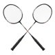 thumbnail image 2 of Raquetas de bádminton deportivas, juego de raquetas de bádminton de 2 piezas Raquetas de bádminton Accesorios de bádminton Instalación sin esfuerzo, 2 of 8
