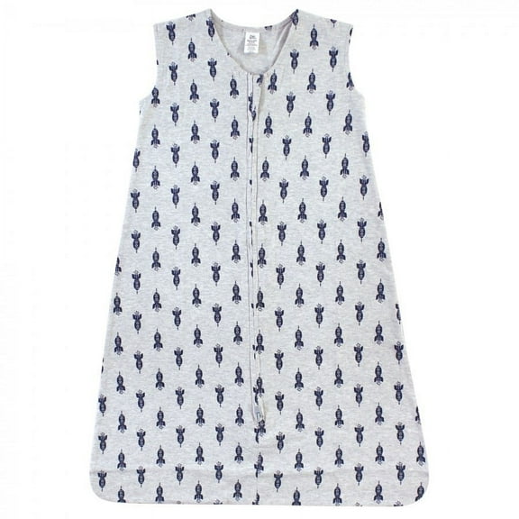 Yoga Sprout Baby Boy Sleeveless Jersey Cotton Sleeping Bag, Sack, Blanket, Spaceship, 0-6 Months