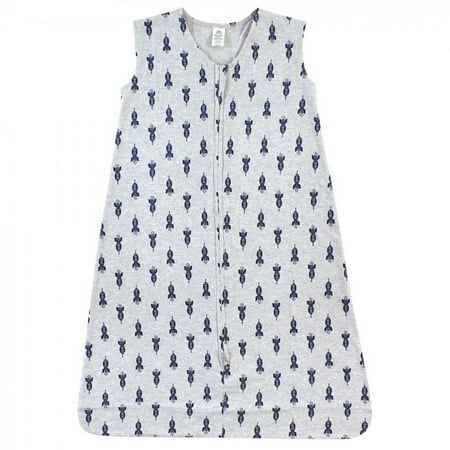 UPC: 0660168912494 | Yoga Sprout Baby Boy Sleeveless Jersey Cotton Sleeping Bag  Sack  Blanket  Spaceship  12-18 Months