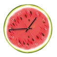thumbnail image 2 of Reloj de pared de frutas con esfera acrílica Reloj sin tictac Sala de estar Cocina Dormitorio Decoración de oficina Scienceny JJ20446-04, 2 of 5