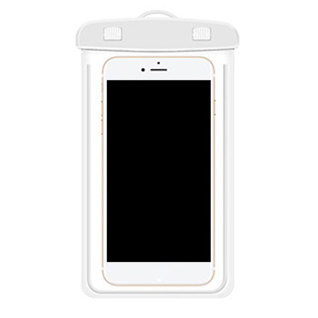 Seitruly Funda impermeable Universal para teléfono móvil, bolsa a prueba de agua para 12 11 Pro Max 8 Plus nuevo Teléfono y Comunicación Blanco