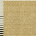 thumbnail image 4 of 3' X 5' Gold Black And Beige Striped Washable Indoor Outdoor Area Rug, 4 of 5