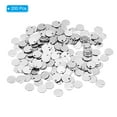 thumbnail image 3 of 8mm Steel Disc, 200pcs Round Metal Stamping Blanks Tags Circle Metal Plate DIY for Laser Engraving Stamping, Silvery, 3 of 5