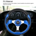 thumbnail image 4 of Racing Steering Wheel, 13in Universal Car Steering Wheel with Horn Button, 6 Bolts Car Sports Steering Wheel for Racing, Car Sim Driving, Comfortable Grip, Easy Installation, 4 of 7