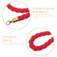 thumbnail image 4 of BRIGHTFUFU Line Barrier Rope For Crowd Control 1Pcs Red Twisted Cord Suitable For Hotels, 4 of 5