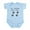Sky Blue, variant on - My Siblings Have Tails Body Suit - Baby Light Bodysuit, Size Newborn - 24 Months