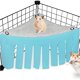 thumbnail image 2 of Hamaca De Escondite Para Mascotas Con Cortina De Borlas, Hamaca De Esquina Triangular Para Escondite De Mascotas Para Hámster, Hurón, Chinchilla, Erizo, Conejo Enano Minnieouse EL010153-00, 2 of 6