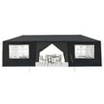thumbnail image 3 of Ktaxon 10' x 30' Canopy Waterproof Party Tent Outdoor Tent 8 Sides Black, 3 of 9