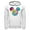White, variant on Men's Mickey & Friends Rainbow Tie-Dye Mickey Mouse Logo  Pull Over Hoodie Athletic Heather Medium