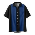 thumbnail image 1 of Chemise Décontractée d'Été pour Hommes à Manches Courtes avec Boutons, 1 of 8