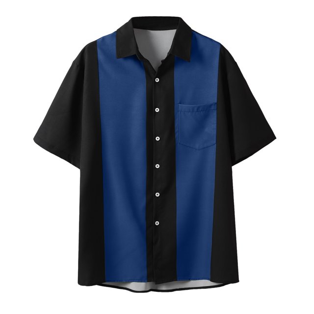 Chemise Décontractée d'Été pour Homme à Imprimé avec Dragon, Chemise Grande Taille, Justaucorps à Manches Courtes, Chemise à Col Rabattu