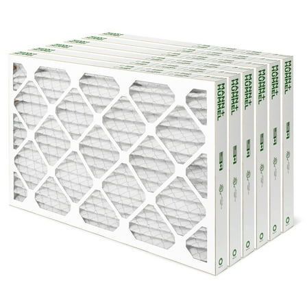 Mann Hummel 16x25x2 MERV 13 (FPR 10) Pleated HVAC AC Furnace Air Filters. 6 Pack. (Exact Size: 15.5 x 24.5 x 1.75 Inches)