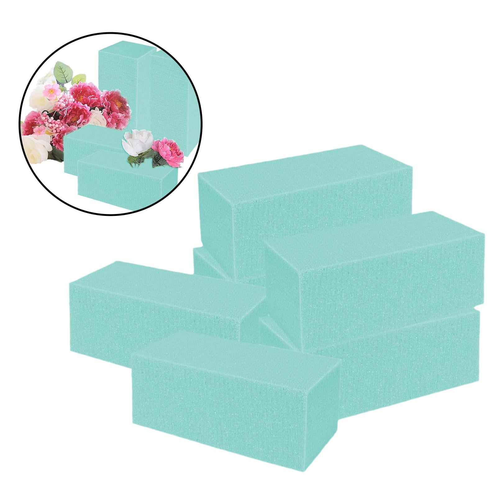FVDPWYE 6 Pcs DIY Floral Foam Brick Flower Packing Artificial Flower Mud Wedding Florist Green