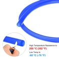thumbnail image 4 of Tubo de silicona Uxcell 3/8 pulgadas ID x 15/32 pulgadas OD Tubo de vacío de goma de silicona 3 pies Manguera de agua de alta temperatura aire azul, 4 of 7