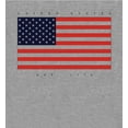 thumbnail image 2 of Americana United States Est 1776 Heather Gray Men's Crew Neck Short Sleeve Tee-Small, 2 of 2