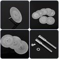 thumbnail image 3 of 10 Pcs Glass Cutting Disc 60mm Diamond Cutting Wheel Cut Off Wheels for Rotary Tool Drill Attachment Polishing Tiles, 3 of 5