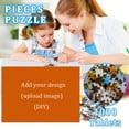 thumbnail image 2 of 1000 Piece Customizable DIY Puzzle High Definition Print Family Activity Toy for Parent Child Bonding, 2 of 5