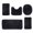 Black#2, variant on 5-Piece Solid Color Bathroom Rug Set Soft Longhair Velvet Fleece Water Absorbent Non-Slip Backing Machine Washable Includes Toilet Mat Bath Mats