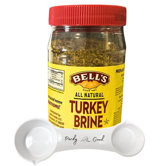 Bell's Turkey Brine 12 oz (1 pack) with Perdy Good Measuring Spoon