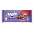 thumbnail image 2 of Milka Cherry Cream Chocolate Bar 100g (5-pack), 2 of 2
