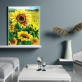 thumbnail image 4 of Cuadros Decorativos 5D bricolaje completo taladro diamante pintura girasol punto de cruz Craft Kit (z1311) Wdftyju embutido en tela, 4 of 9
