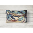 thumbnail image 2 of Carolines Treasures JMK1094PW1216 Blue Crab Canvas Fabric Decorative Pillow  12H x16W multicolor, 2 of 3