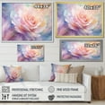 thumbnail image 4 of Designart "Soft Petal Whisper" Rainbow Floater Framed Canvas Prints, 4 of 5