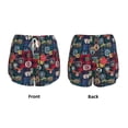 thumbnail image 3 of Balery Adventure Camping Badge Pantalones cortos deportivos para mujer con forro y dos bolsillos, elásticos, para entrenamiento, gimnasio, yoga-Large, 3 of 7