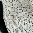thumbnail image 2 of Plutus Brown Beige Diamond Faux Fur Luxury Throw Blanket, 2 of 3