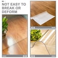 thumbnail image 3 of SKISUNO Rug Protection Cover Anti Skid Chair Mat Clear View PVC for Hardwood Floor 1Set, 3 of 8