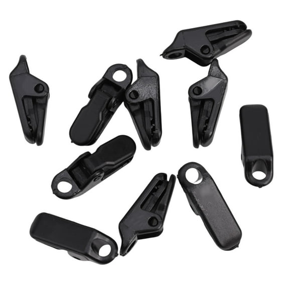 10PC Camping Tarp Clips Clamp Canvas Heavy Duty Lock Grip Tent Fasteners Clips Pool Awning Bungee Cord Car Tighten For Outdoor