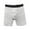 Grey, variant on Men's Underwear Long High-Waisted Shorts for Everyday Comfort Stylish Elongated Fit Solid Color White Lightweight Breathable,Mens Underwear,M