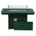 thumbnail image 2 of WestinTrends Helios 46" Modern Outdoor 55,000 BTU Patio Gas Propane Rectangle Deck Fire Pit Table (Rocks Not Included), Dark Green, 2 of 14