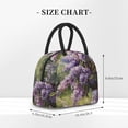 thumbnail image 2 of Balery Lilacs Teapot Scenic Painting Bolsa de Almuerzo para Mujeres, Caja de Almuerzo, Bolsa de Almuerzo Pequeña Impermeable, Tote de Almuerzo Reutilizable con Gran Capacidad, 2 of 6