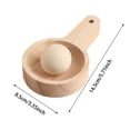 thumbnail image 3 of zhangmingg Wooden Dumpling Maker Tool Round Manual Handheld Dough Presser for Homemade Kitchen Bakeware, 3 of 6