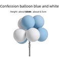 thumbnail image 4 of Globo de colores para decoración de pasteles, globo de arcilla pegajosa con luz enchufable, globo de confesión, fiesta de cumpleaños, postre, vestido, tarjeta de inserción, 4 of 6