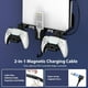 thumbnail image 2 of Kit de montaje en pared 6 en 1 para PS5 Silm compatible con la consola Playstation 5 Silm (edición Disc y Digital) con cable de carga magnético y soporte desmontable para mando, 2 of 7