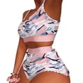 thumbnail image 4 of Skpblutn Womens Shorts Printing Pajamas Sleeveless Cami Underwear Sleepwear Set Shorts for Women Camouflage S, 4 of 5
