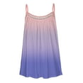 thumbnail image 4 of Summer Savings Clearance 2023! pbnbp Women's Tank Tops Trendy Fashion Ombre Tie Dye T Shirt Crew Neck Sleeveless Spaghetti Strap Tops Summer Ladies Shirts, 4 of 4