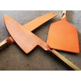 thumbnail image 5 of Cheese Knife Set - Brass Handles with Rivets - Reddish Gold Blades - Cheese Knives - Spreader Set - Artisan Handmade - Gift Boxed, 5 of 5
