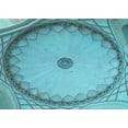 thumbnail image 1 of Ahgly Company Machine Washable Indoor Rectangle Transitional Deep-Sea Green Area Rugs, 5' x 8', 1 of 7