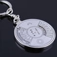 thumbnail image 2 of Agiferg 50 years perpetual Calendar Keyring Unique Compass Metal KeyChain Gift, 2 of 6