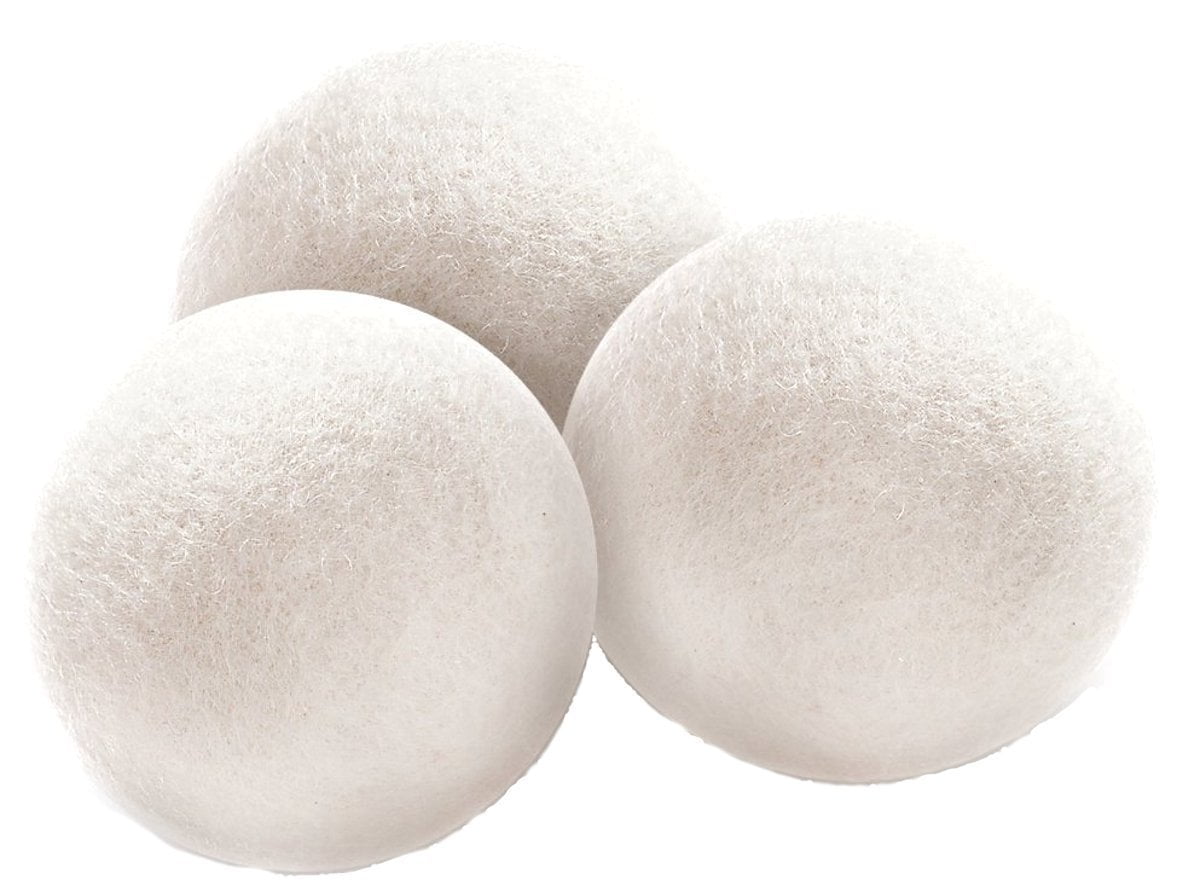 Handmade with NZ wool 3 pack Eco-friendly & Reuseable Organic Wool Dryer Balls 