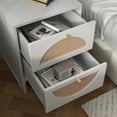 thumbnail image 6 of Kadyn Nightstand Side Table Set of 2, Night Stand with 2 Drawer, End Table for Bedroom, White Side Table, 6 of 9