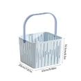 thumbnail image 4 of Taicans Plastic Shower Caddy Basket with Handle,Portable Bathroom Organizer Tote,Ventilated Storage Caddy for College Dorm,Toiletries,Kitchen,Cleaning Supplies, 4 of 6