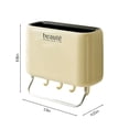 thumbnail image 2 of Clearance! Kitchen Utensil Wall Organizer Box,Tableware Wall Drainer Kitchen Utensil Rack Wall Mount With Hooks Knife, Towel Rack, Flatware Slot Daily Deal Return Pallet #14, 2 of 7