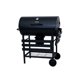 thumbnail image 3 of Asador de Carbón tipo Barril con Mesa de Trabajo y Termómetro 45in, 3 of 4